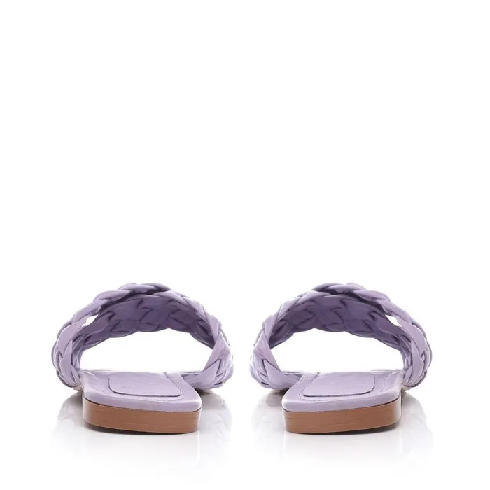 Women Moda In Pelle Flat Sandals Adelii Grey Leather