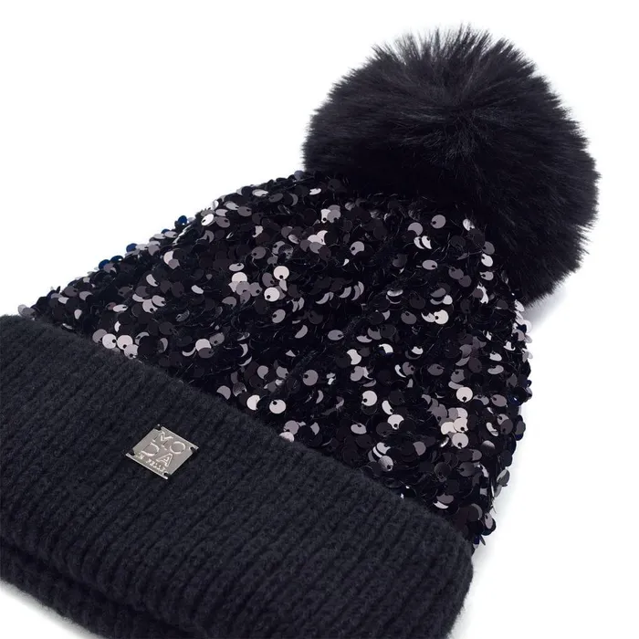 Women Moda In Pelle Hats Lexiehat Black Textile