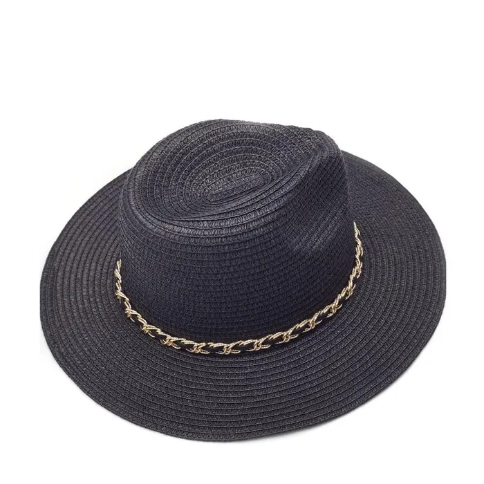 Women Moda In Pelle Hats Portofino Hat Black Textile