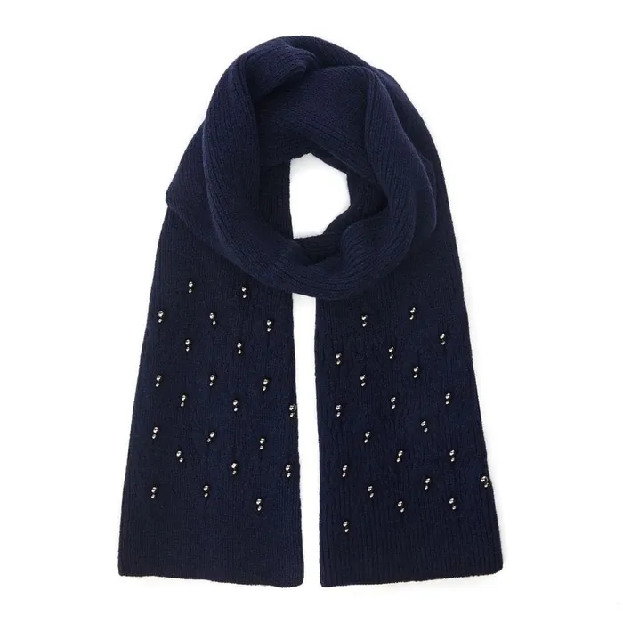 Women Moda In Pelle Hats Promysegiftset Navy Textile