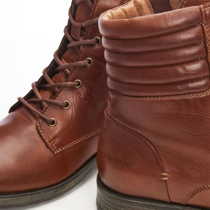 Women Moda In Pelle MidCalf Boots Shoon Sh Aello Tan Leather
