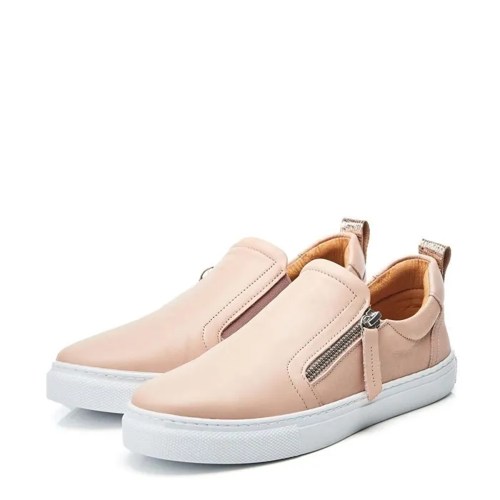 Women Moda In Pelle SlipOn Trainers Bradly Cameo Leather
