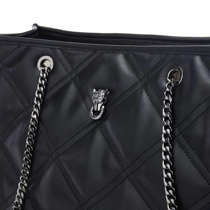 Women Moda In Pelle Tote Bags Becca Bag Black Porvair