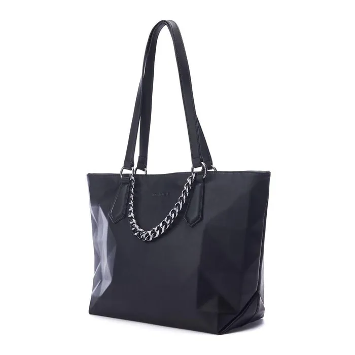 Women Moda In Pelle Tote Bags Berklie Bag Black Porvair