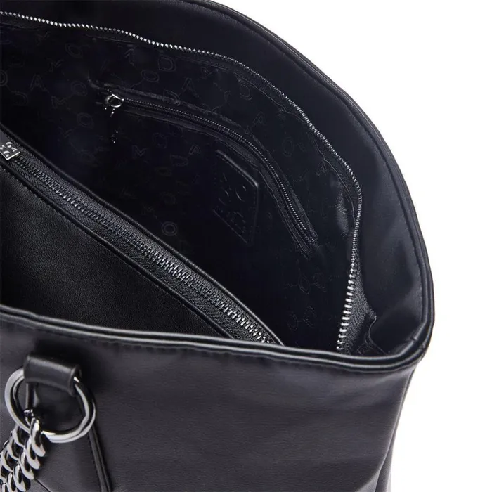 Women Moda In Pelle Tote Bags Berklie Bag Black Porvair