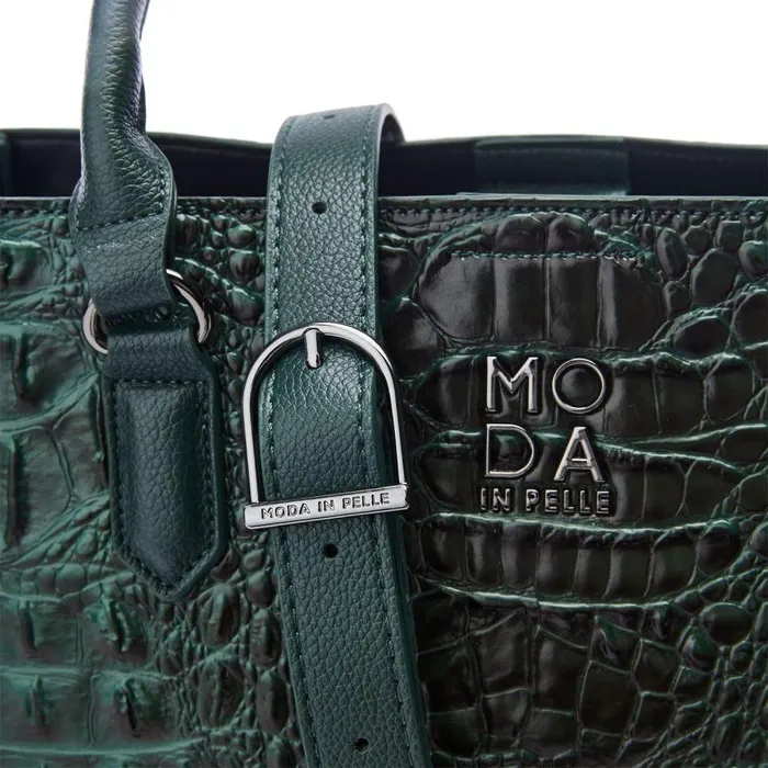 Women Moda In Pelle Tote Bags Blair Bag Green Porvair