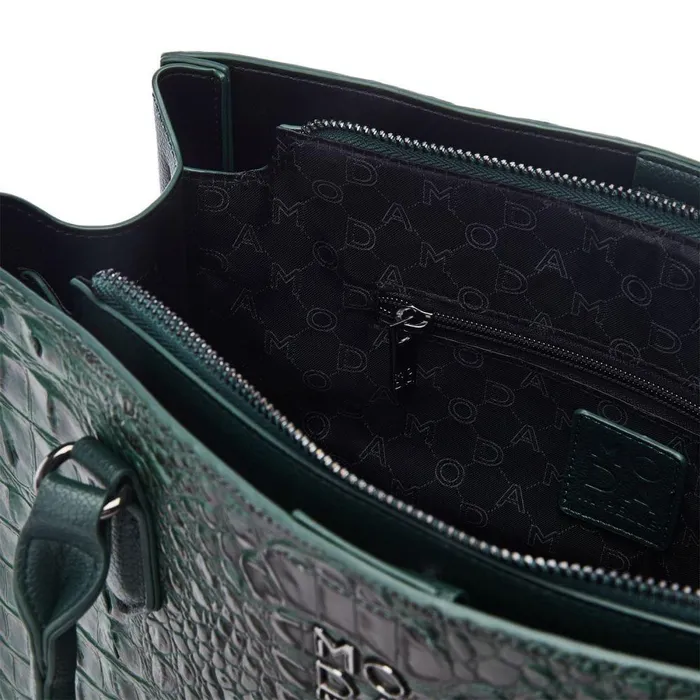 Women Moda In Pelle Tote Bags Blair Bag Green Porvair