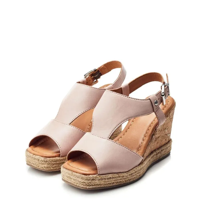 Women Moda In Pelle Wedge Sandals Petrina Cameo Leather