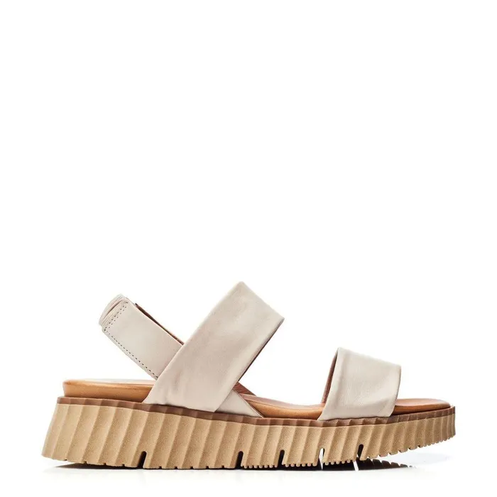 Women Moda In Pelle Wedge Sandals Shoon Sh Indiana Cameo Leather