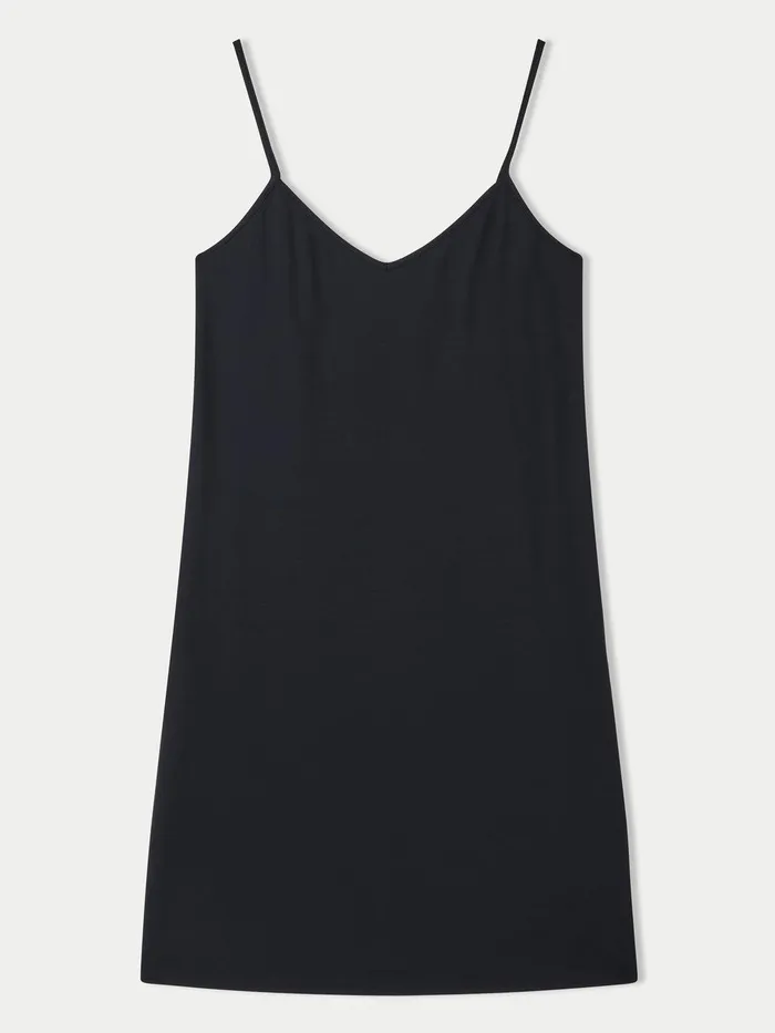 Women Modal Slip Dress Black Jigsaw Pyjamas and Loungewear