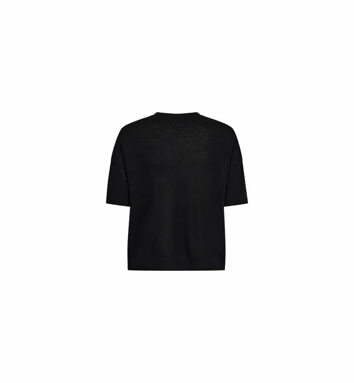 Women MOS MOSH MMSwann OSS Flora Tee Black Tees Women MOS MOSH MMSwann OSS Flora Tee Black Tees