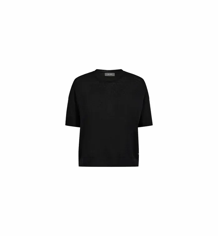 Women MOS MOSH MMSwann OSS Flora Tee Black Tees Women MOS MOSH MMSwann OSS Flora Tee Black Tees