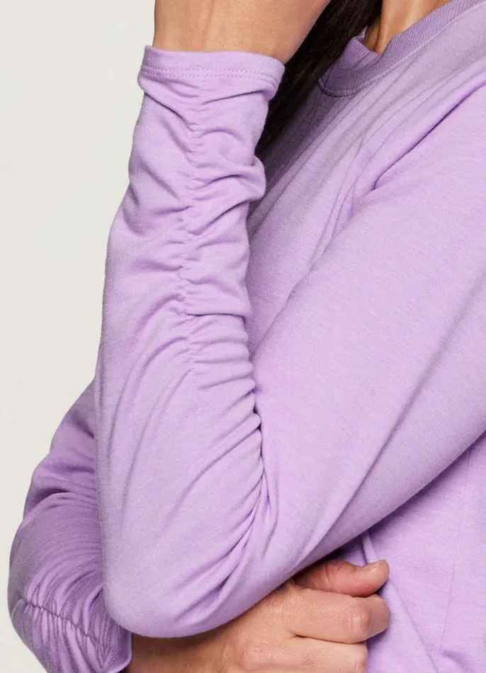 Women No Sweat Pullover Light Purple RBX Active Sweatshirts