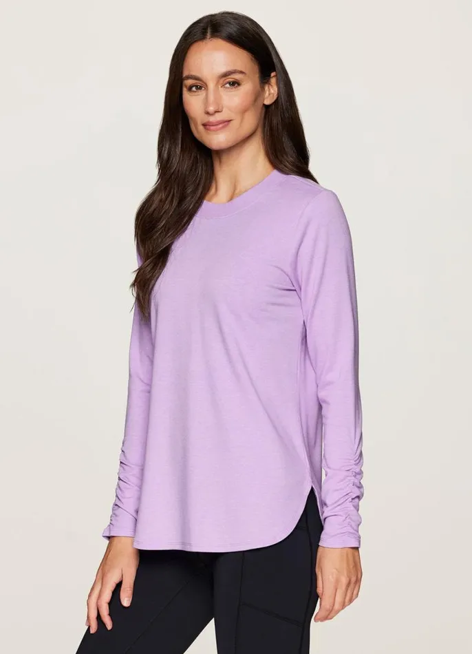 Women No Sweat Pullover Light Purple RBX Active Sweatshirts
