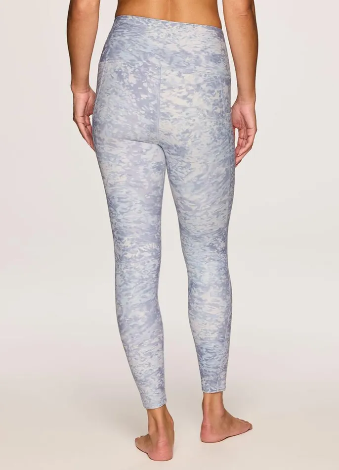Women Ocean Ripple Super Soft 78 Legging Light Purple RBX Active Leggings