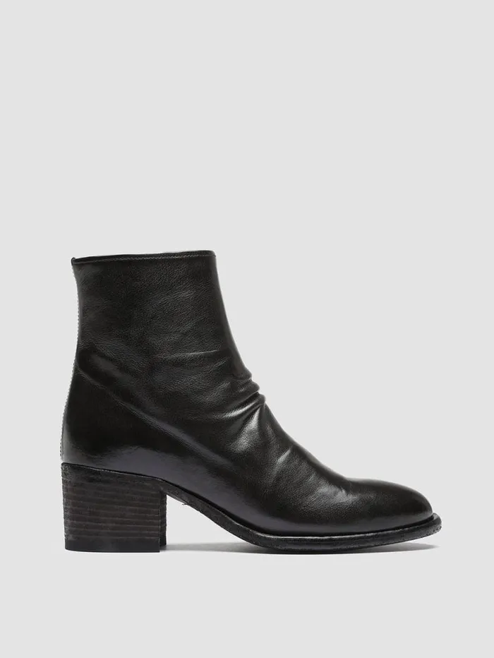 Women Officine Creative Footwear DENNER 101 Brown Leather Ankle Boots
