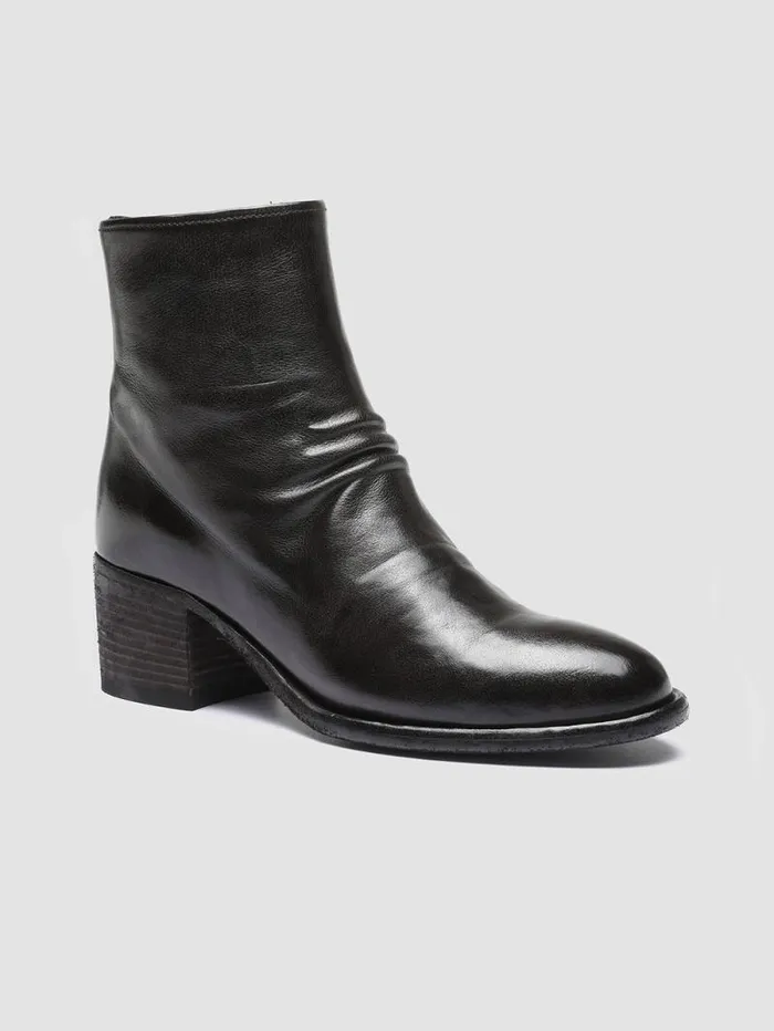 Women Officine Creative Footwear DENNER 101 Brown Leather Ankle Boots Women Officine Creative Footwear DENNER 101 Brown Leather Ankle Boots