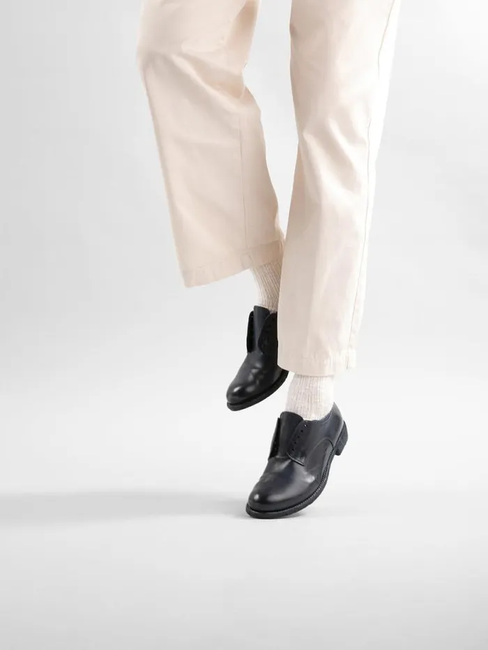 Women Officine Creative Footwear LEXIKON 012 Black Leather Derby Shoes Women Officine Creative Footwear LEXIKON 012 Black Leather Derby Shoes