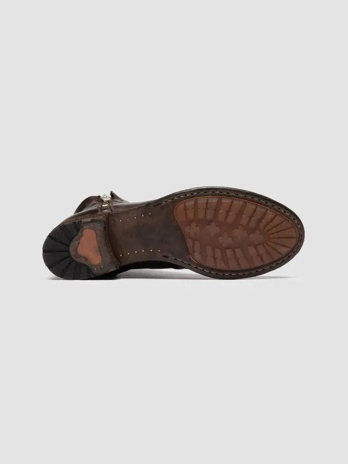 Women Officine Creative Footwear LEXIKON 097 Brown Leather Booties