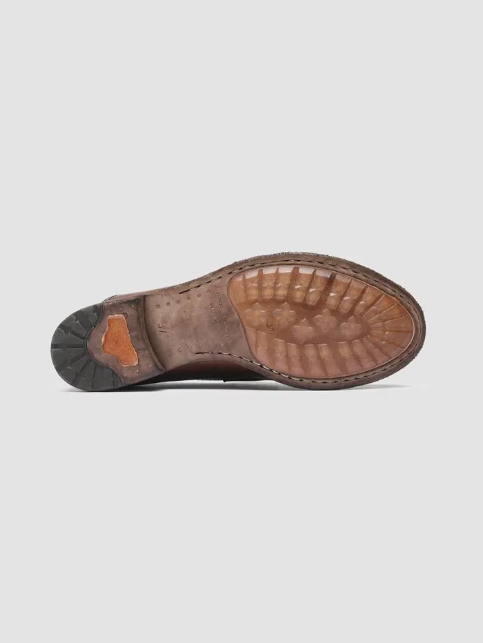 Women Officine Creative Footwear LEXIKON 140 Cigar Leather Penny Loafers