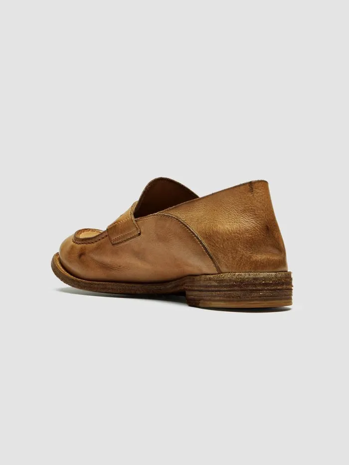 Women Officine Creative Footwear LEXIKON 516 Brown Woven Leather Loafers Women Officine Creative Footwear LEXIKON 516 Brown Woven Leather Loafers
