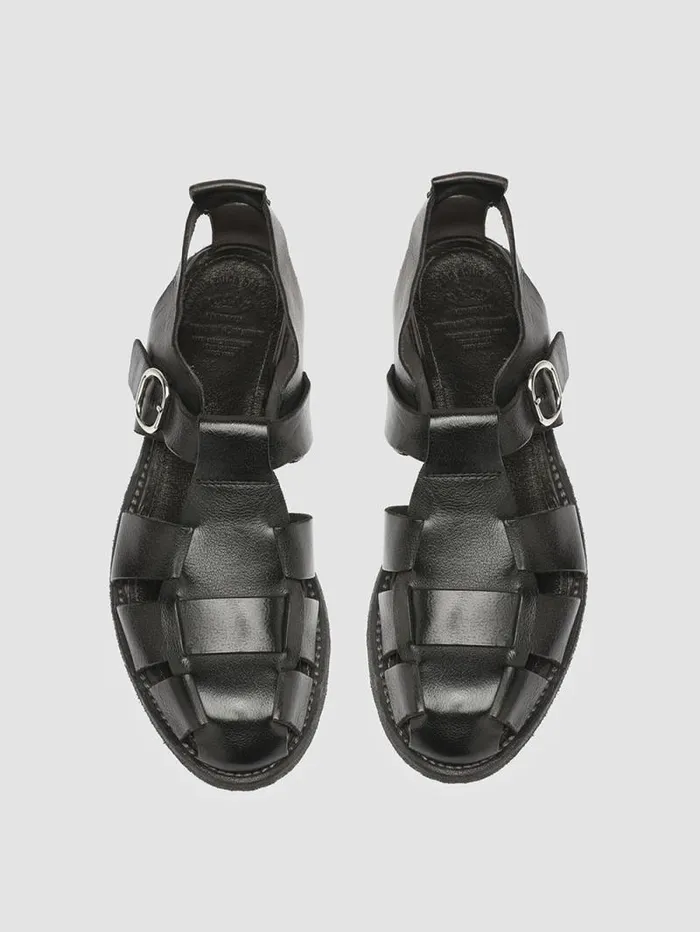 Women Officine Creative Footwear LEXIKON 536 Black Leather Sandals Women Officine Creative Footwear LEXIKON 536 Black Leather Sandals