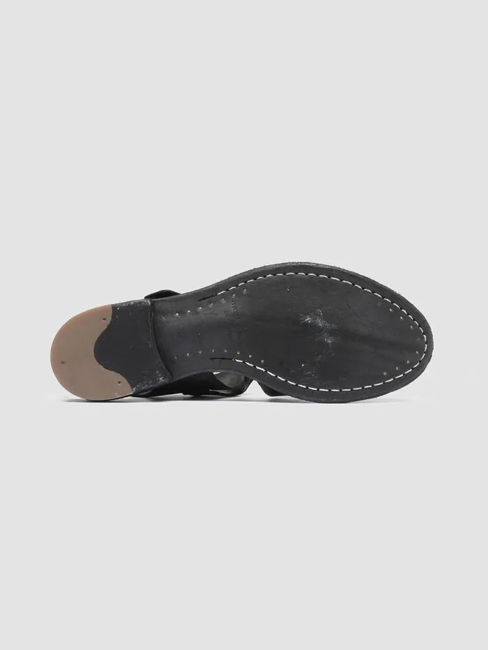 Women Officine Creative Footwear LEXIKON 536 Black Leather Sandals Women Officine Creative Footwear LEXIKON 536 Black Leather Sandals