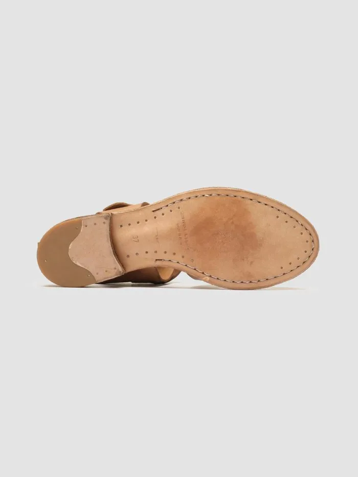 Women Officine Creative Footwear LEXIKON 536 Brown Leather Sandals Women Officine Creative Footwear LEXIKON 536 Brown Leather Sandals
