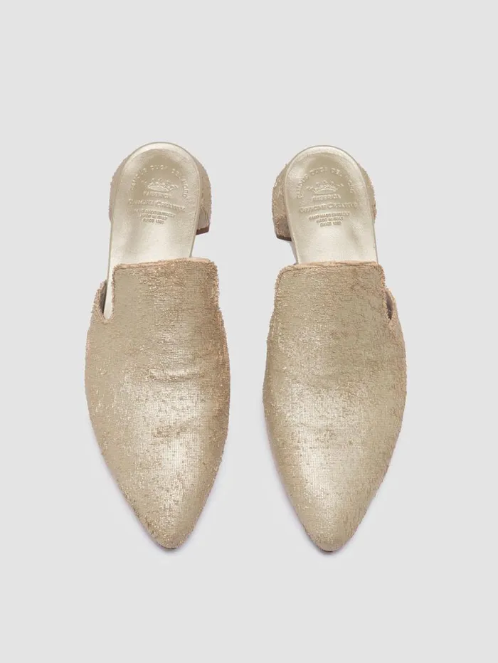 Women Officine Creative Footwear SAGE 106 Beige Leather Mule Sandals Women Officine Creative Footwear SAGE 106 Beige Leather Mule Sandals