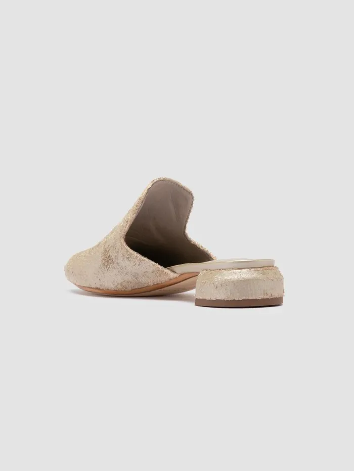Women Officine Creative Footwear SAGE 106 Beige Leather Mule Sandals Women Officine Creative Footwear SAGE 106 Beige Leather Mule Sandals
