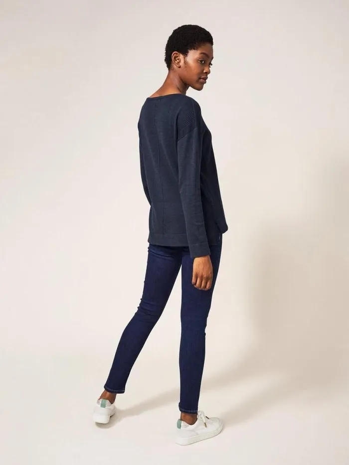 Women Olivia Jumper French Navy White Stuff Knitwear
