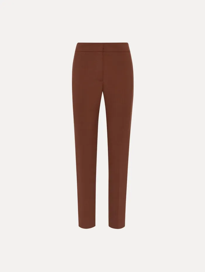 Women Pants and Skirts Oscar De La Renta ZipFront Skinny Pant Cocoa