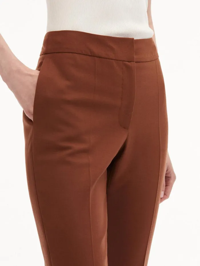 Women Pants and Skirts Oscar De La Renta ZipFront Skinny Pant Cocoa Women Pants and Skirts Oscar De La Renta ZipFront Skinny Pant Cocoa