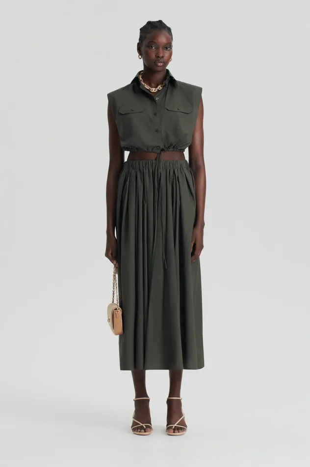 Women PARACHUTE FULL SKIRT JUNGLE Skirts Scanlan Theodore