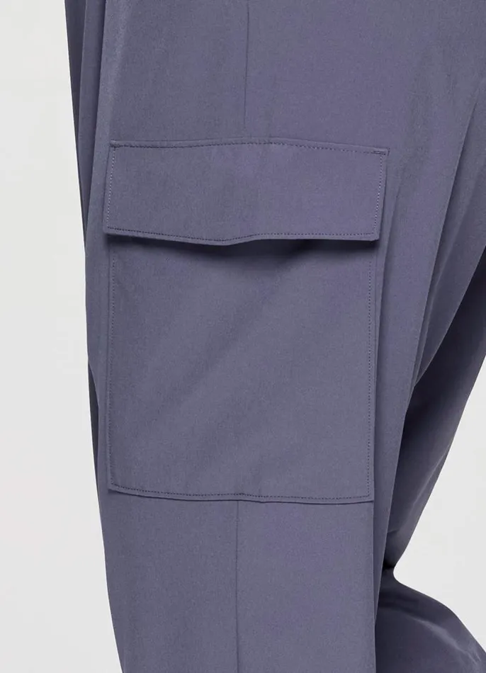 Women Plus Beyond The Studio Cargo Jogger Smoke Blue RBX Active Pants