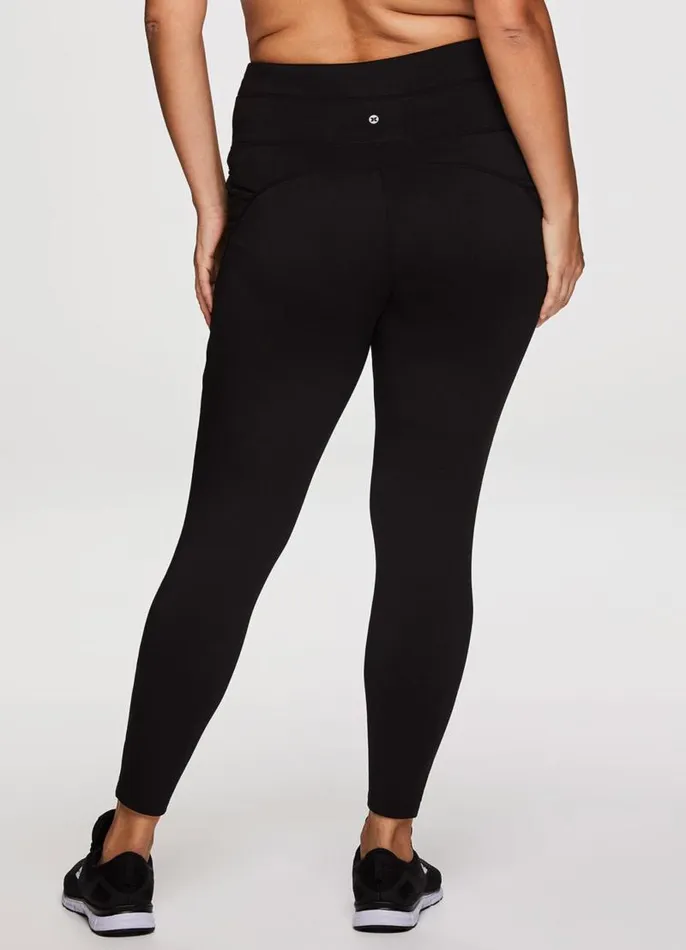 Women Plus Prime Hit The Road Fleece Legging Black RBX Active Leggings