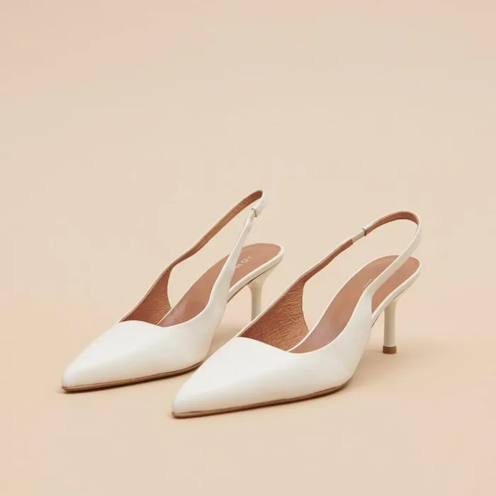 Women Pointedtoe Pumps Ecru JONAK Pumps