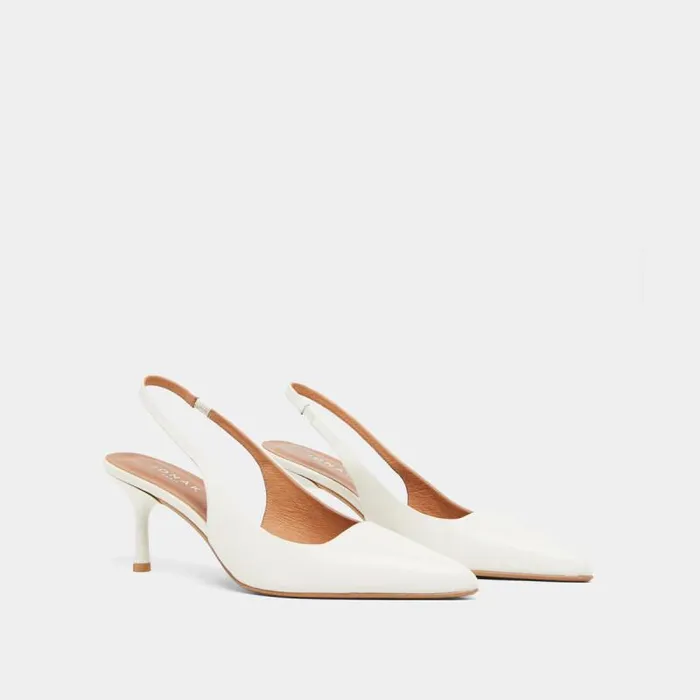 Women Pointedtoe Pumps Ecru JONAK Pumps