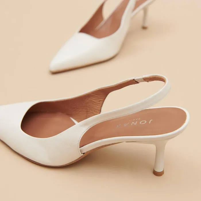 Women Pointedtoe Pumps Ecru JONAK Pumps