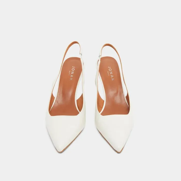 Women Pointedtoe Pumps Ecru JONAK Pumps