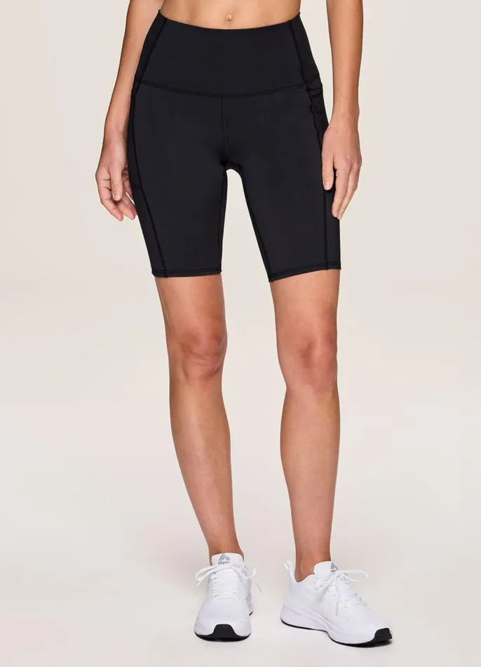 Women Prime Tech Flex Ultra Hold 9034 Bike Short Black RBX Active Shorts