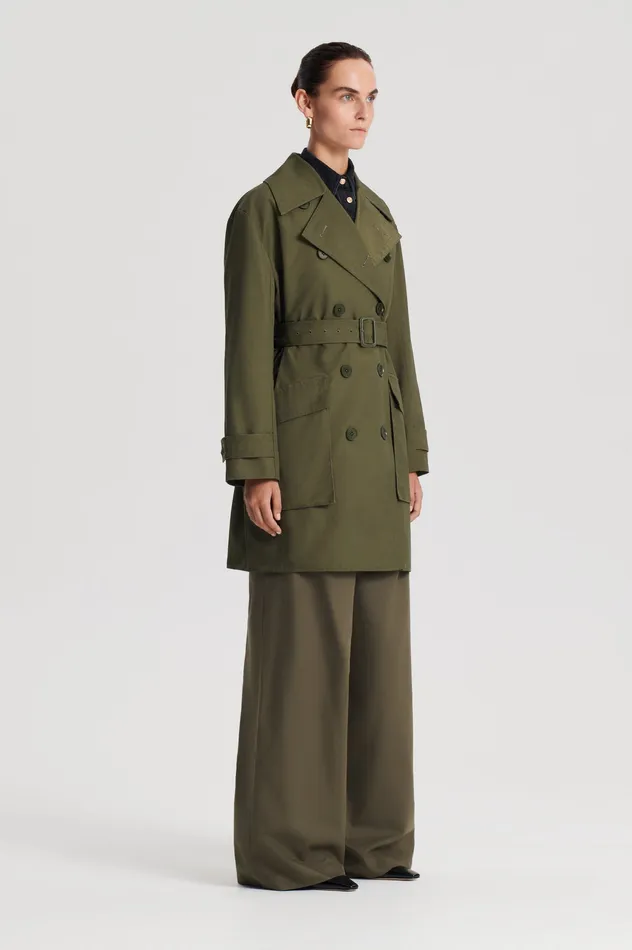 Women Scanlan Theodore TRENCH COAT JUNGLE Jackets Women Scanlan Theodore TRENCH COAT JUNGLE Jackets