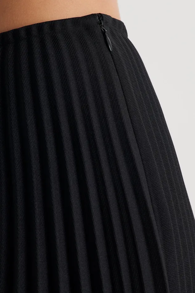 Women Scanlan Theodore TWILL PLEAT SKIRT BLACK Skirts Women Scanlan Theodore TWILL PLEAT SKIRT BLACK Skirts