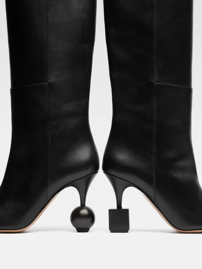 Women Shoes JACQUEMUS The Bisou Boots Black