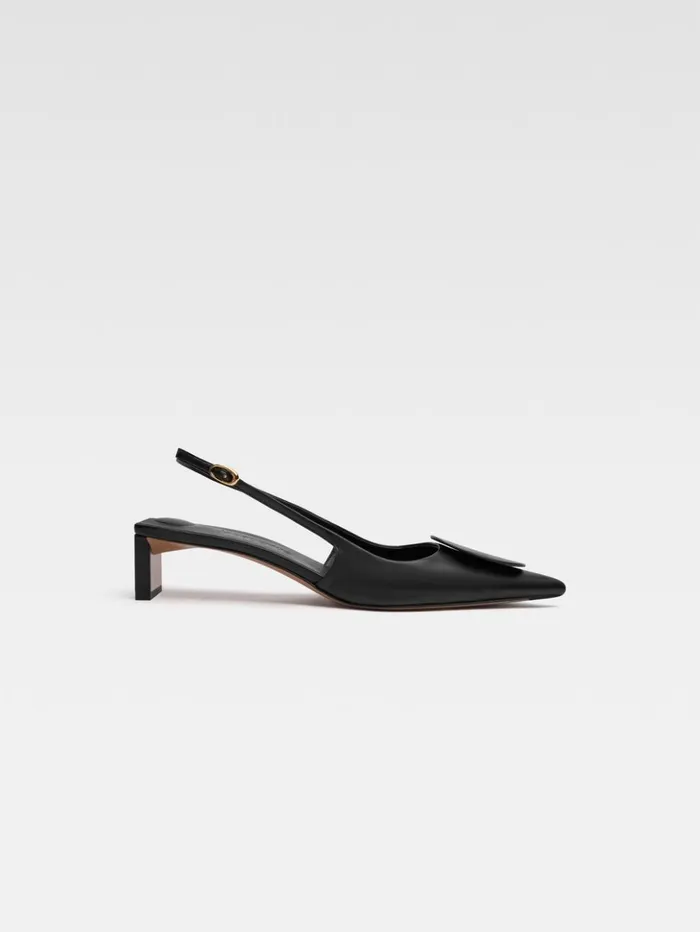 Women Shoes JACQUEMUS The Low Duelo Slingbacks Black