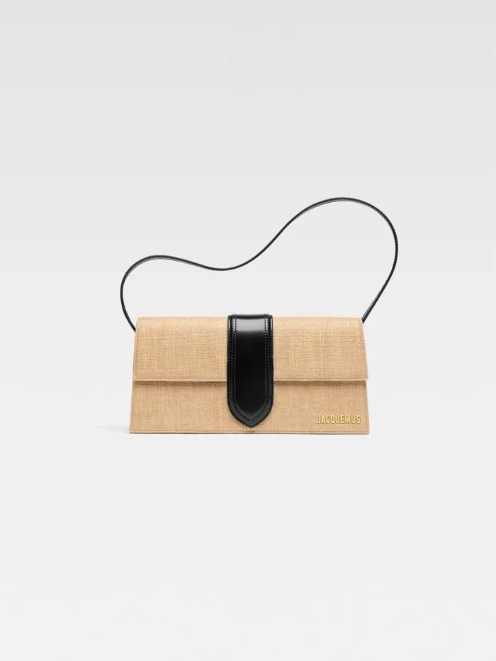 Women Shoulder Bags JACQUEMUS The Long Bambino Ivoryblack
