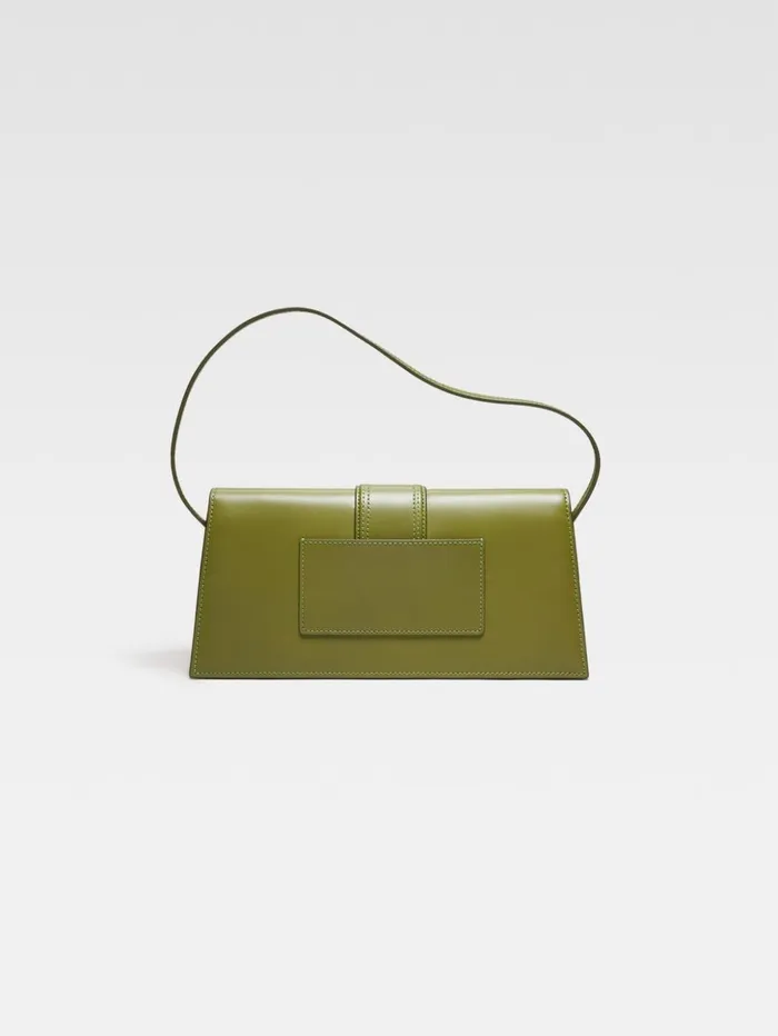 Women Shoulder Bags JACQUEMUS The Long Bambino Khaki