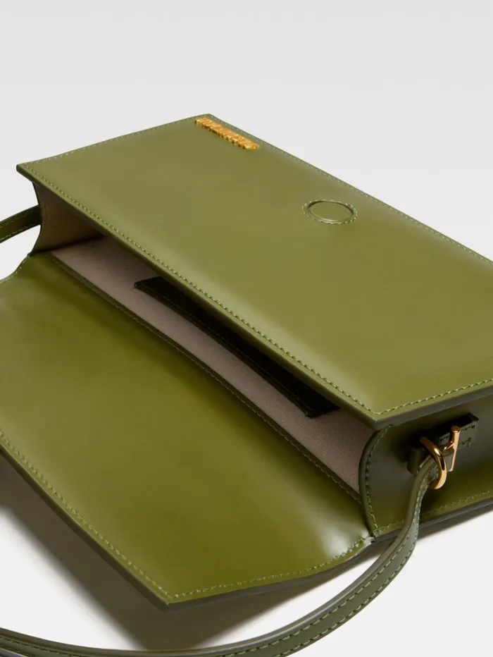 Women Shoulder Bags JACQUEMUS The Long Bambino Khaki