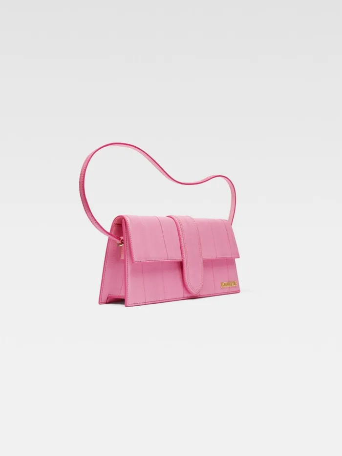 Women Shoulder Bags JACQUEMUS The Long Bambino Pale Pink Women Shoulder Bags JACQUEMUS The Long Bambino Pale Pink