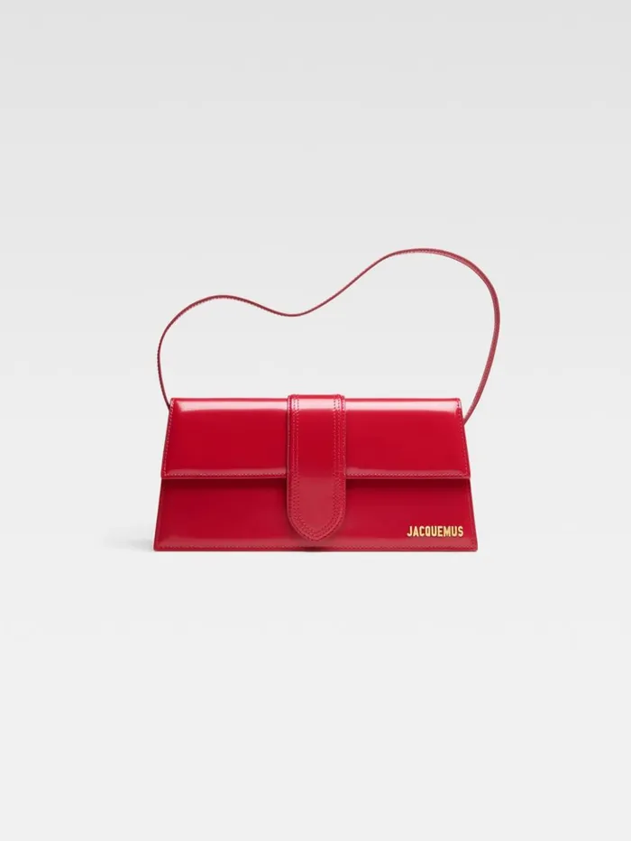 Women Shoulder Bags JACQUEMUS The Long Bambino Redgold